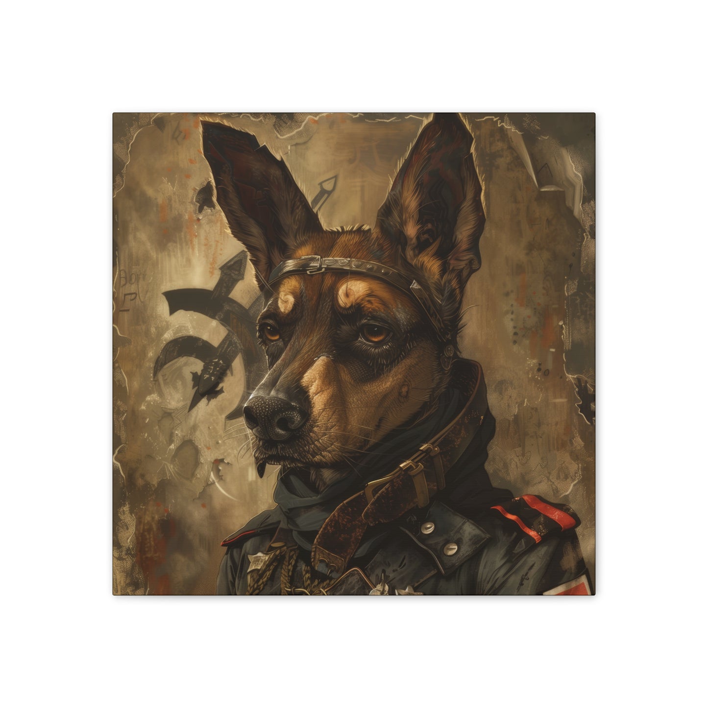 Apocalypse Dog - Canvas Stretched, 0.75"