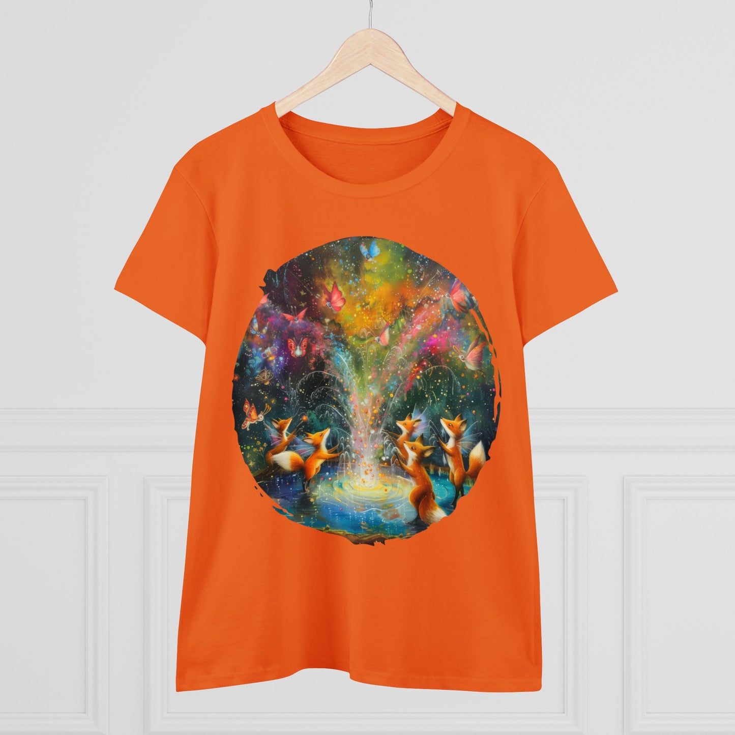 Fairy Celebration - Fantasy - Women's Midweight Cotton Tee