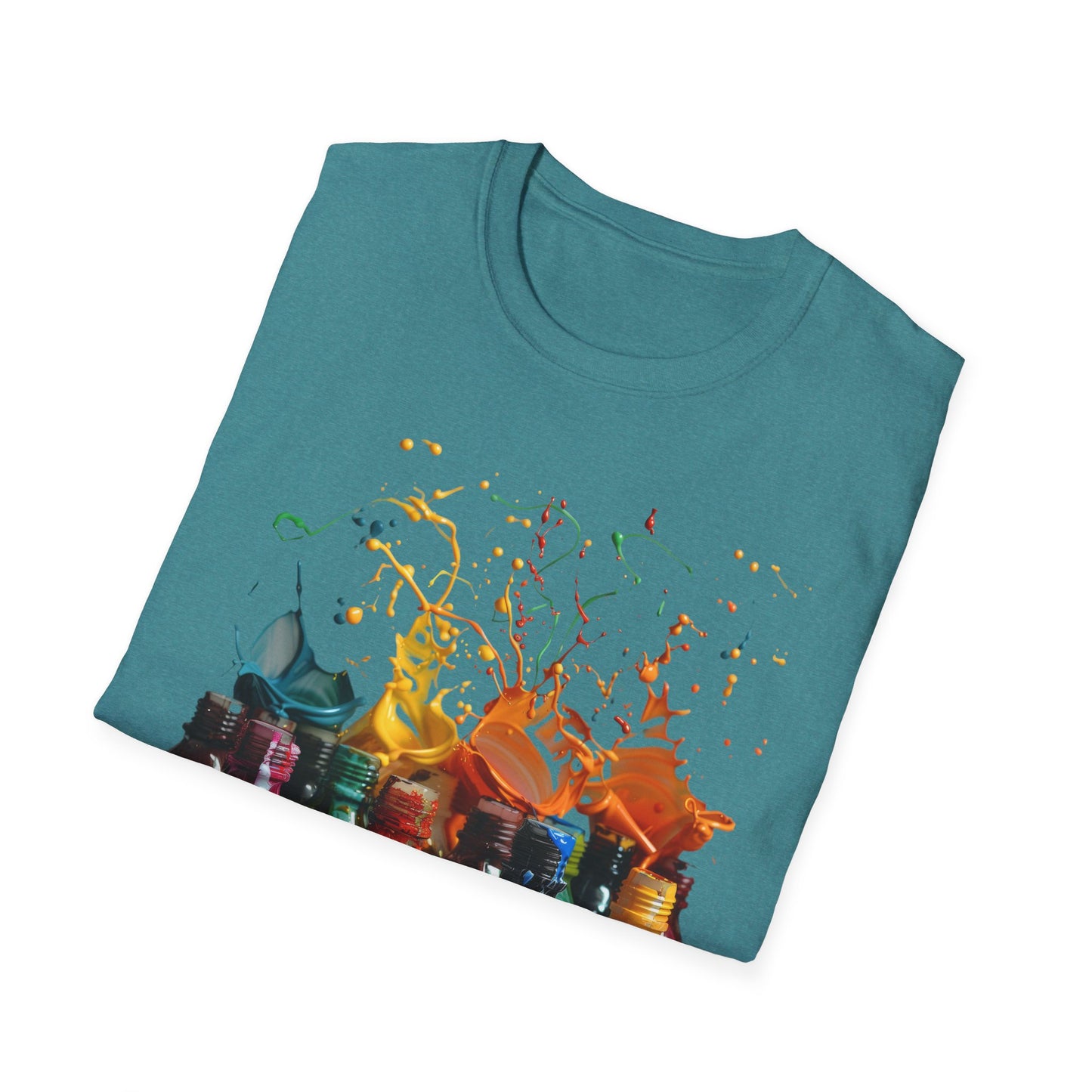 Paint Spill - Unisex Softstyle T-Shirt