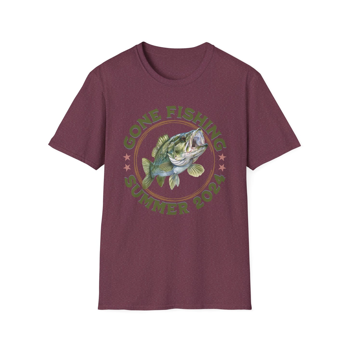 Gone Fishing - Unisex Softstyle T-Shirt