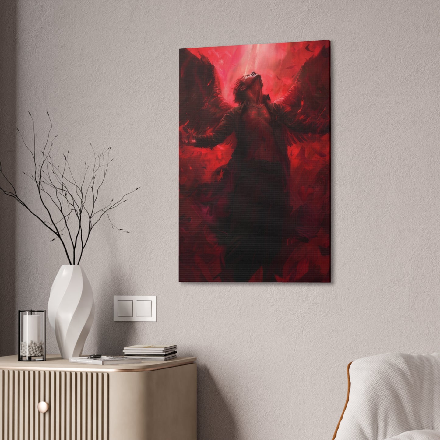 Angel or Devil - Canvas Stretched, 0.75"