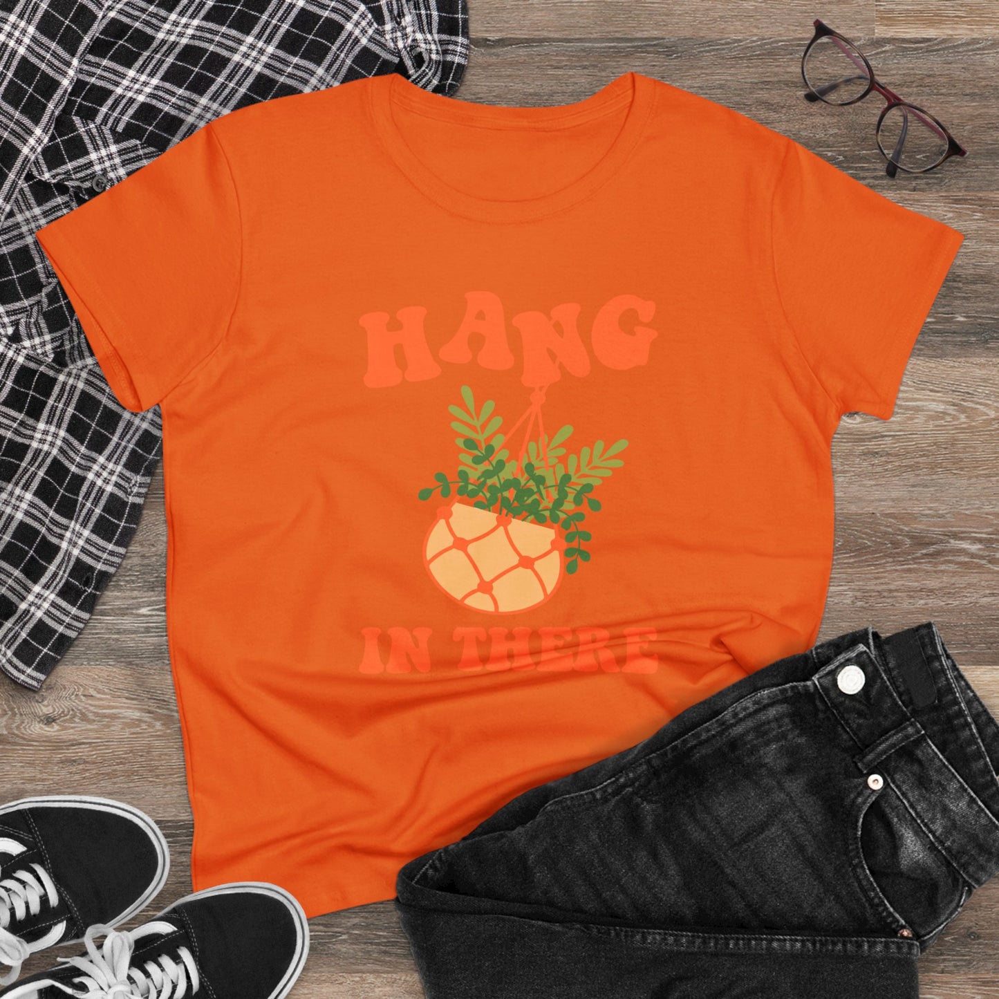 Hang In There - Gardening - Women's Midweight Cotton Tee