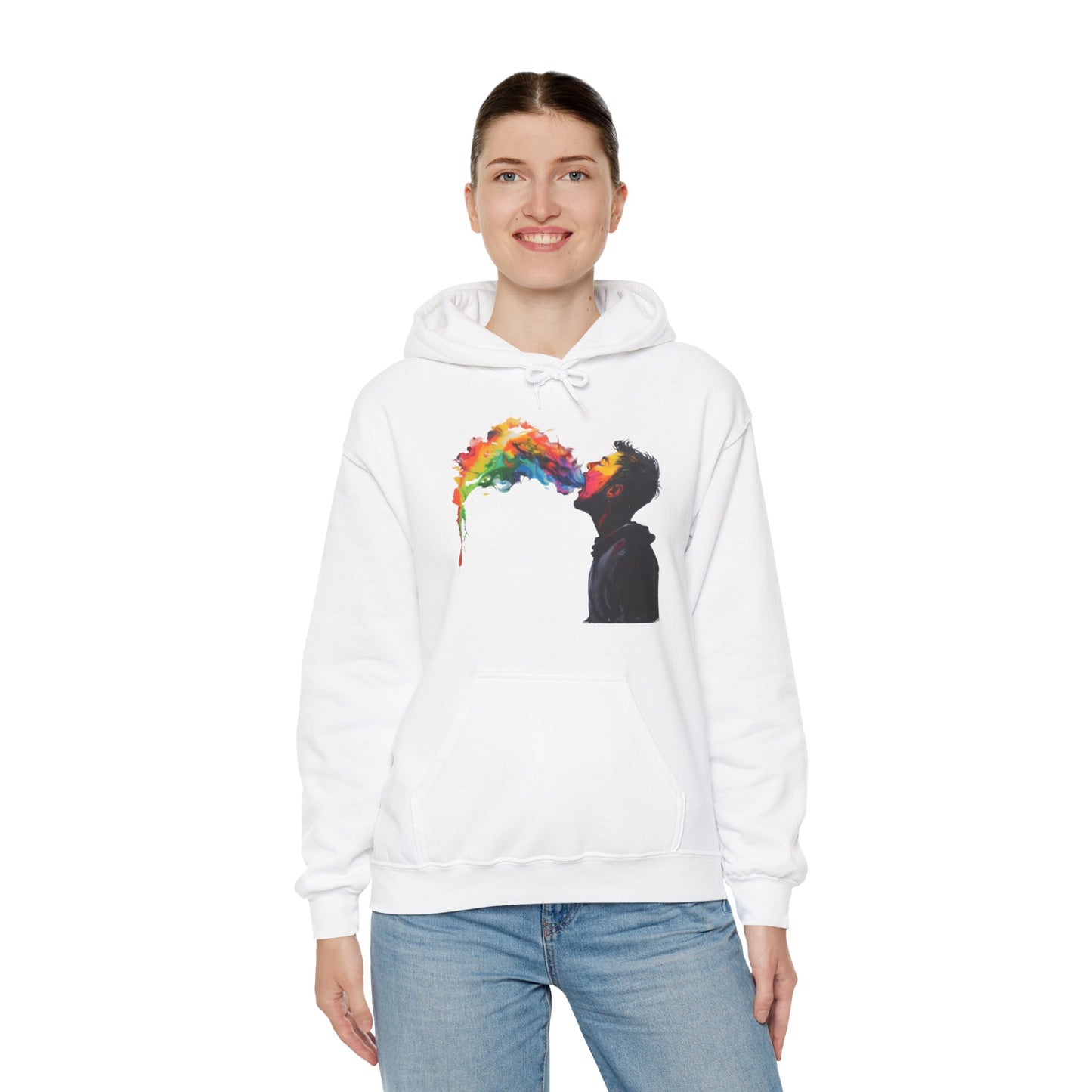 Rainbow Breath - Unisex Heavy Blend™ Hooded Sweatshirt