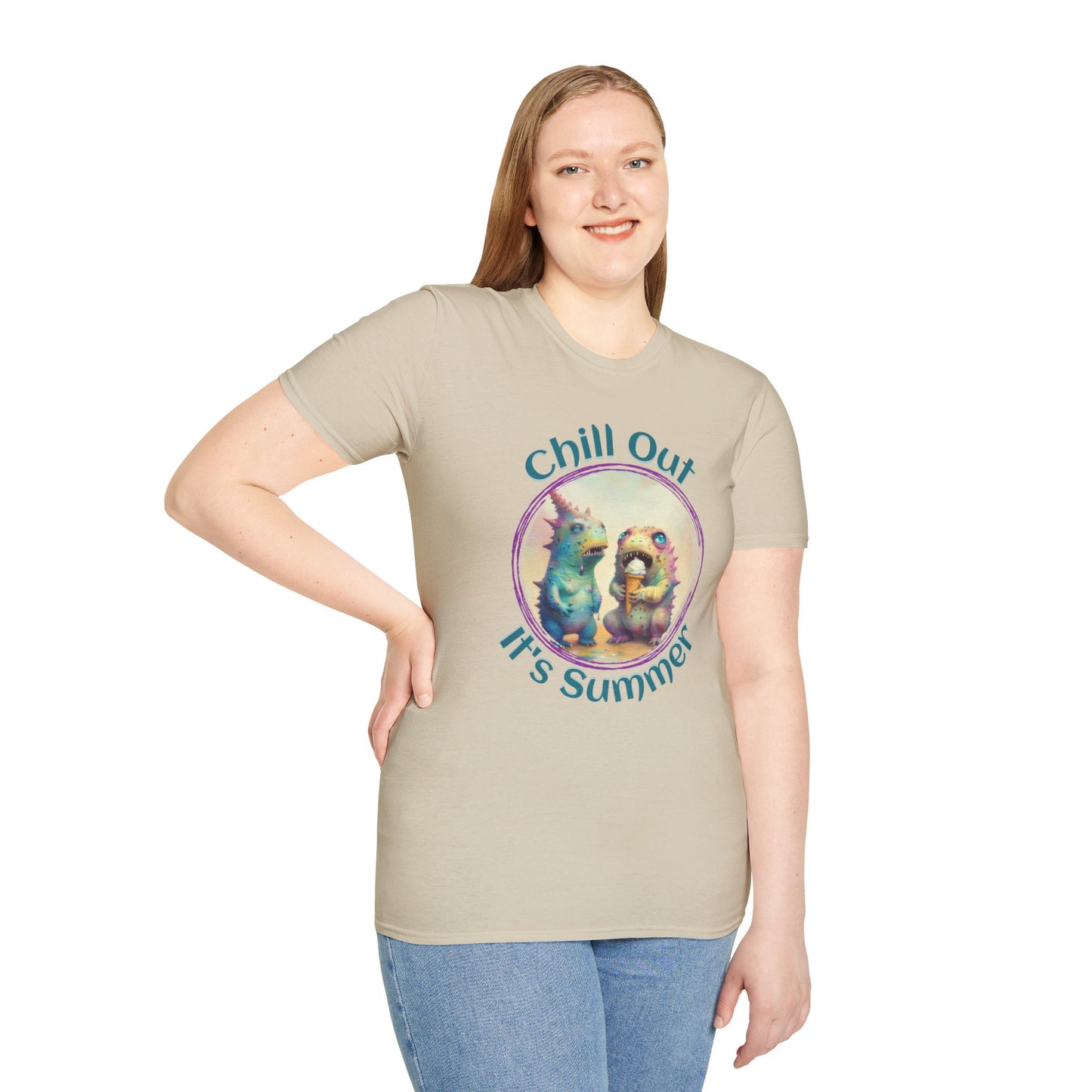 Chill Out, It's Summer - Unisex Softstyle T-Shirt