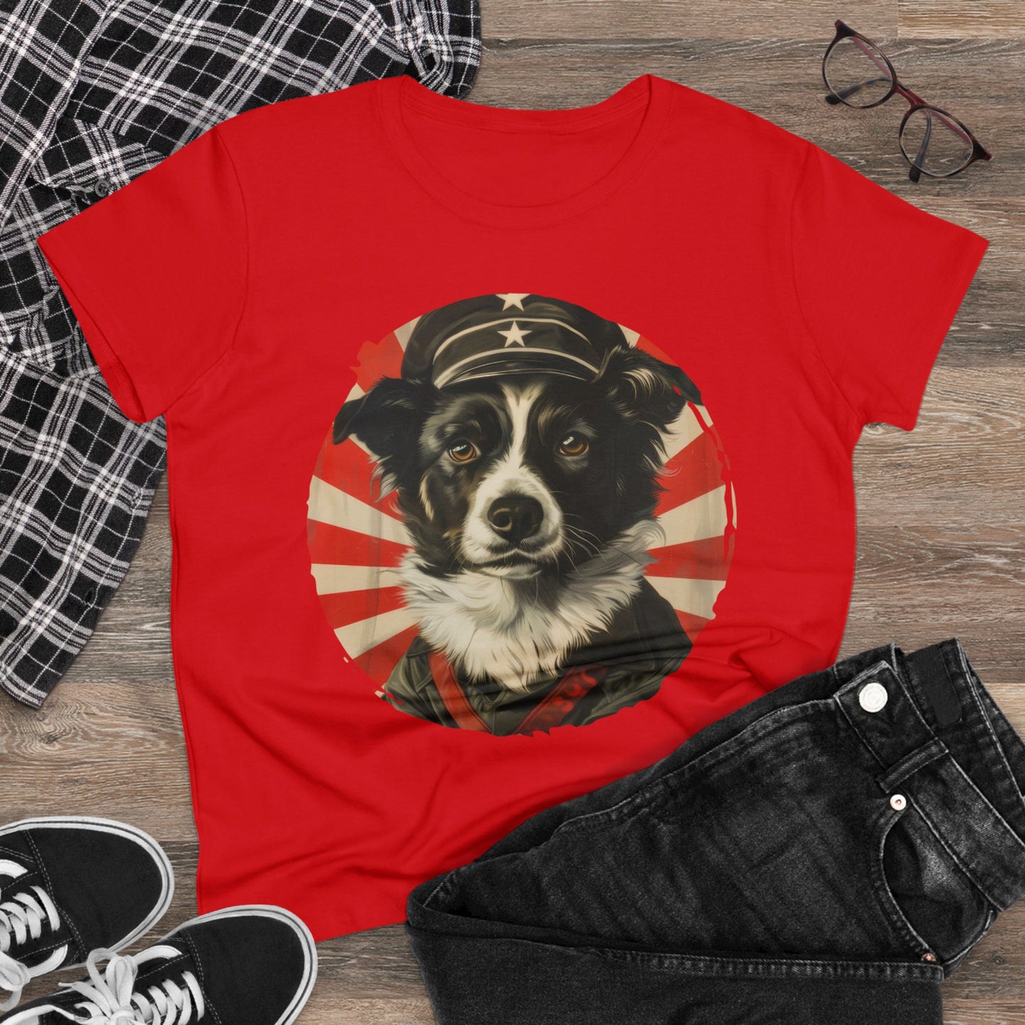 Comrade Canine - Women's Midweight Cotton Tee