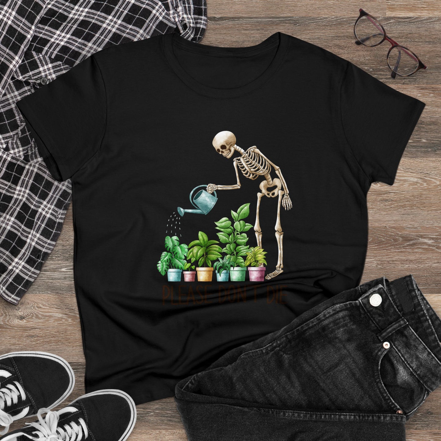 Please Don't Die - Gardening - Women's Midweight Cotton Tee