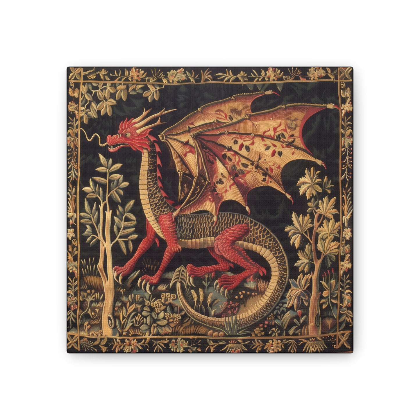 Dragon Tapestry - Canvas Stretched, 0.75"