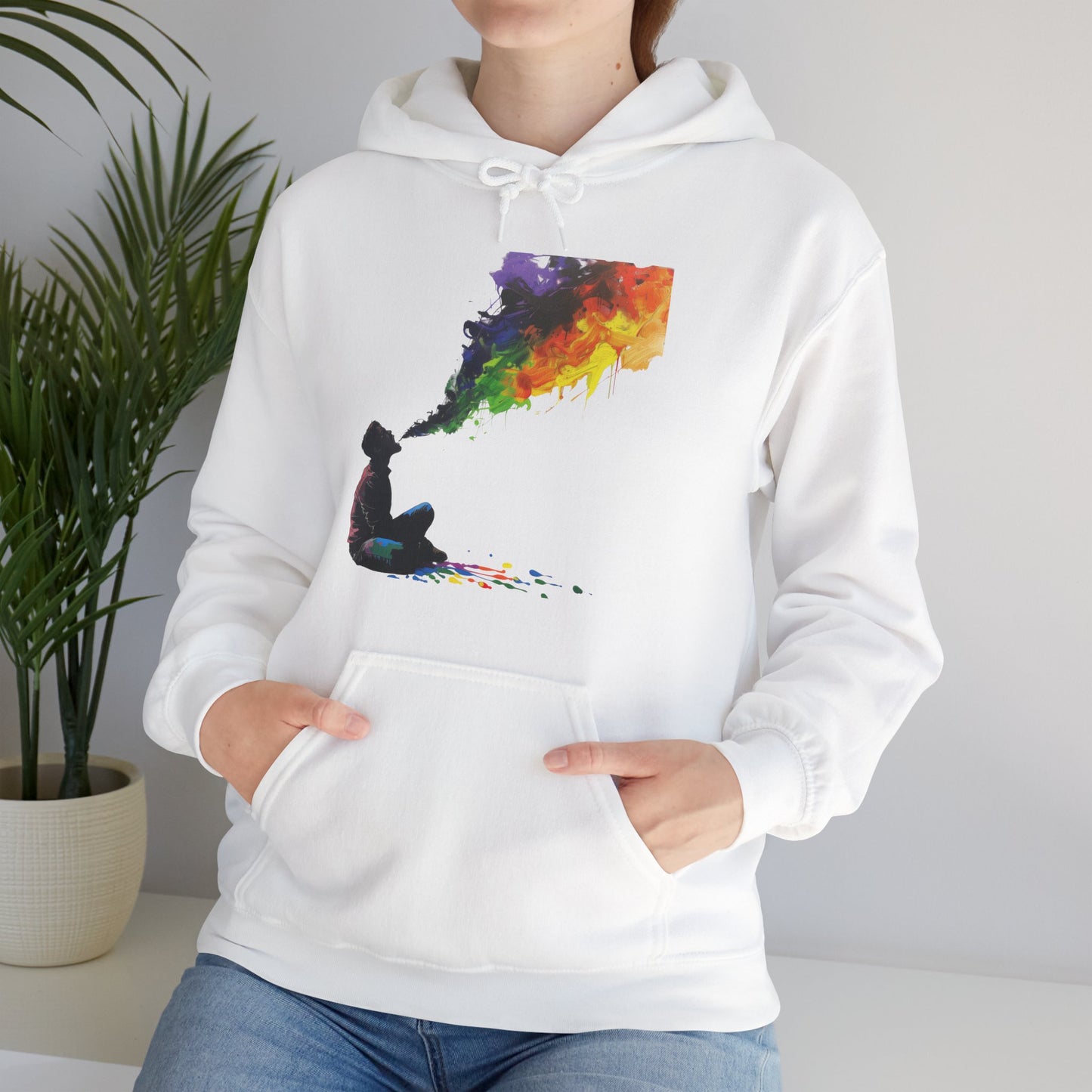 Rainbow Breath - Unisex Heavy Blend™ Hooded Sweatshirt