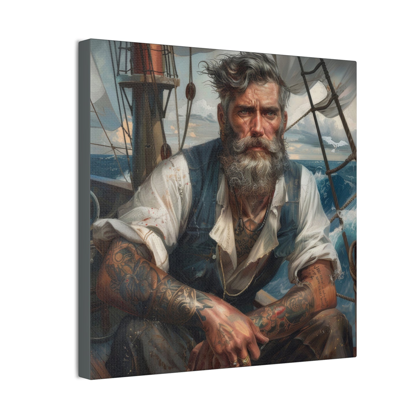 The Sailor - Canvas Stretched, 0.75"