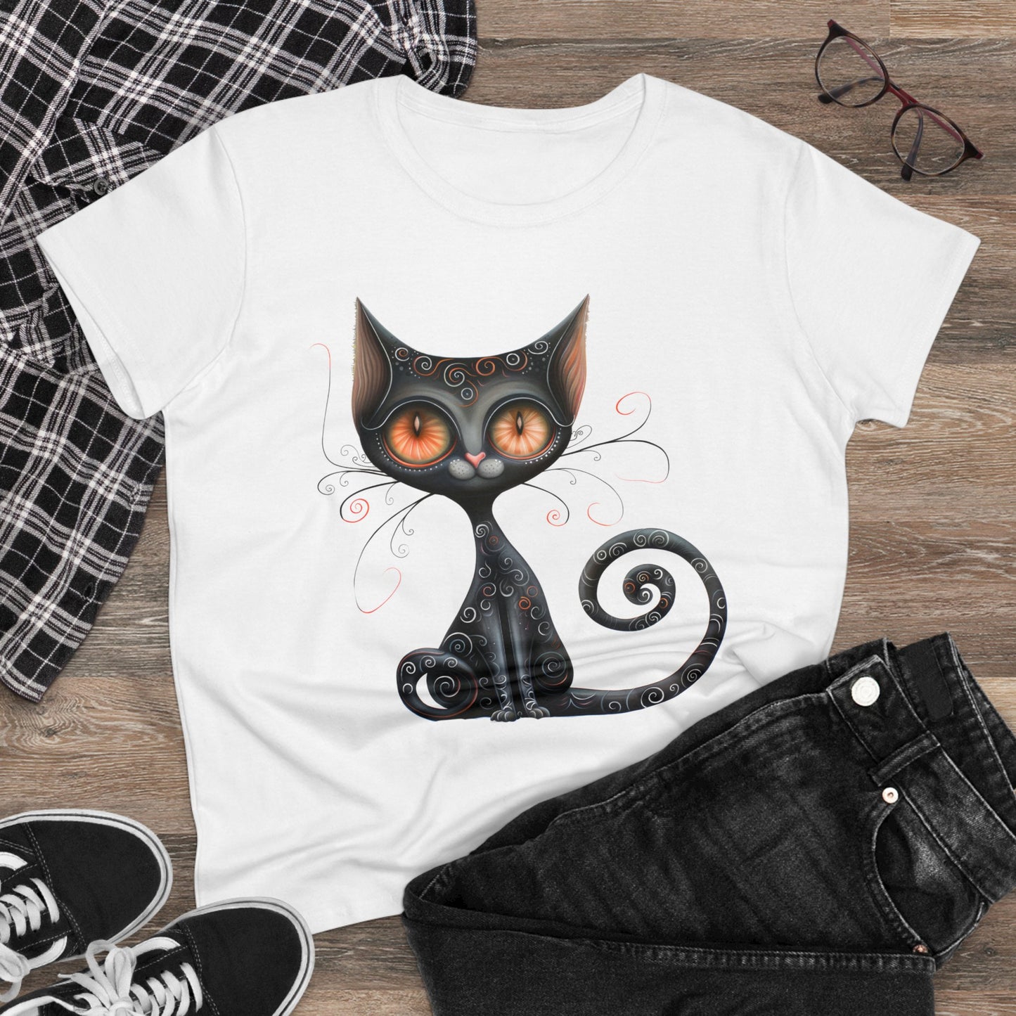 Pretty Kitty - Women's Midweight Cotton Tee