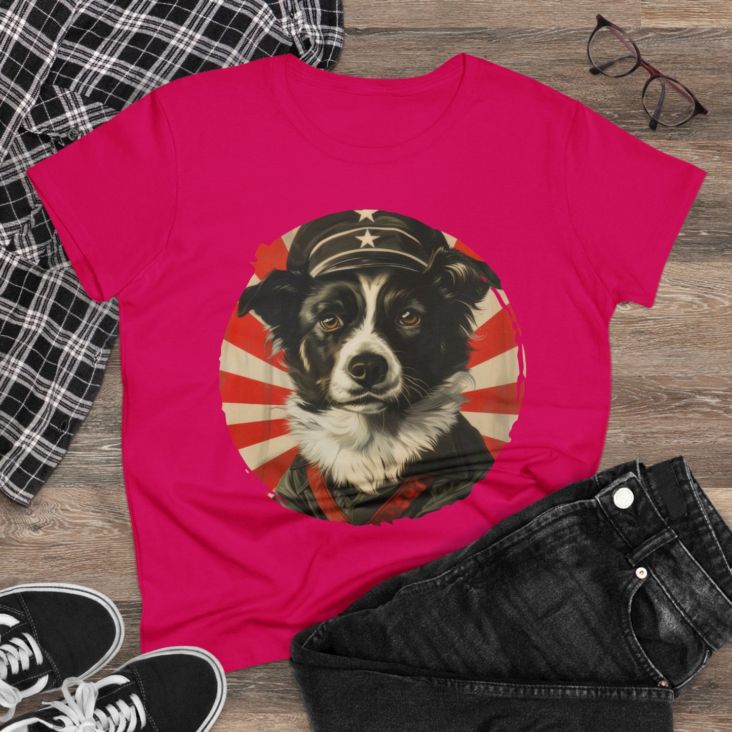 Comrade Canine - Women's Midweight Cotton Tee