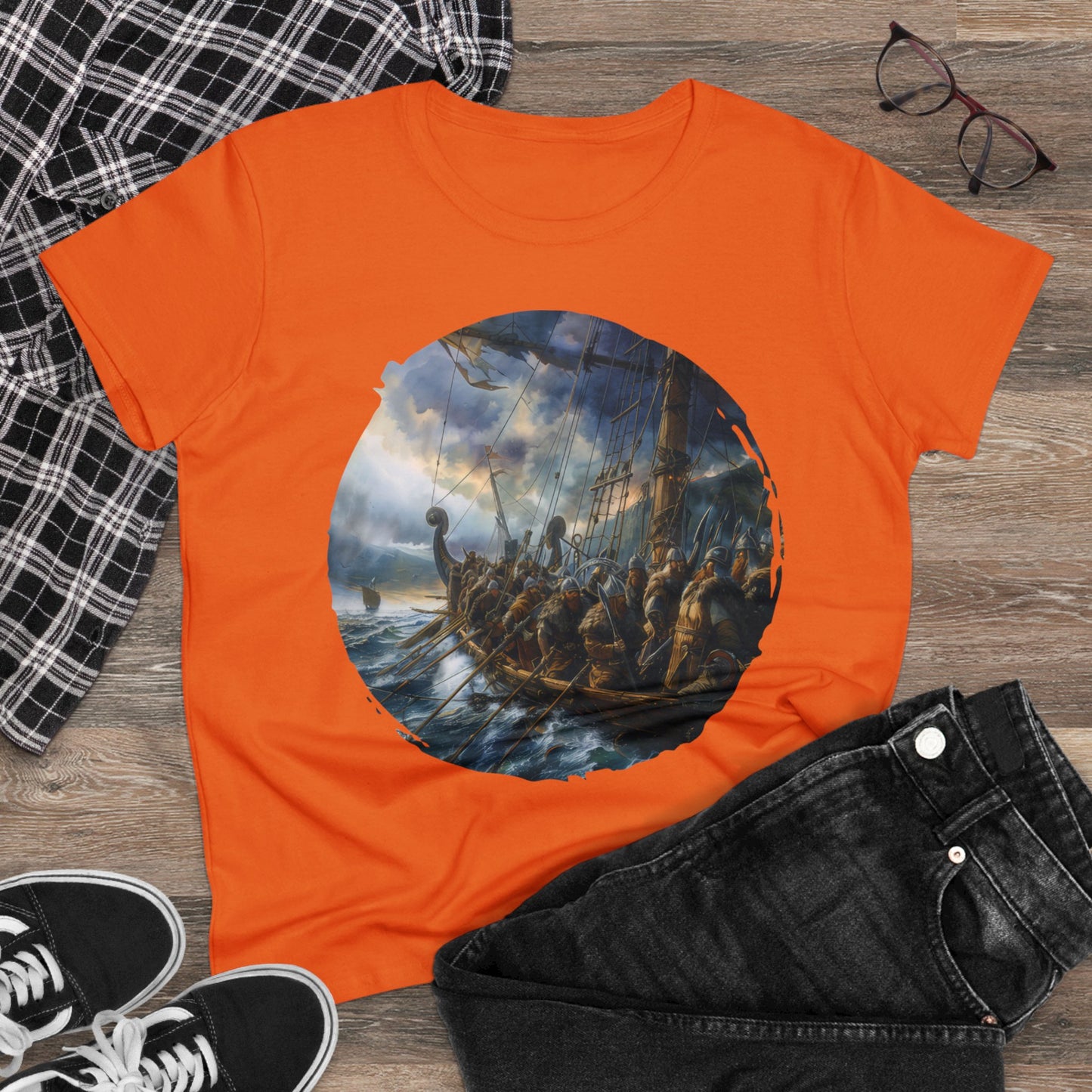 Vikings - Fantasy - Women's Midweight Cotton Tee