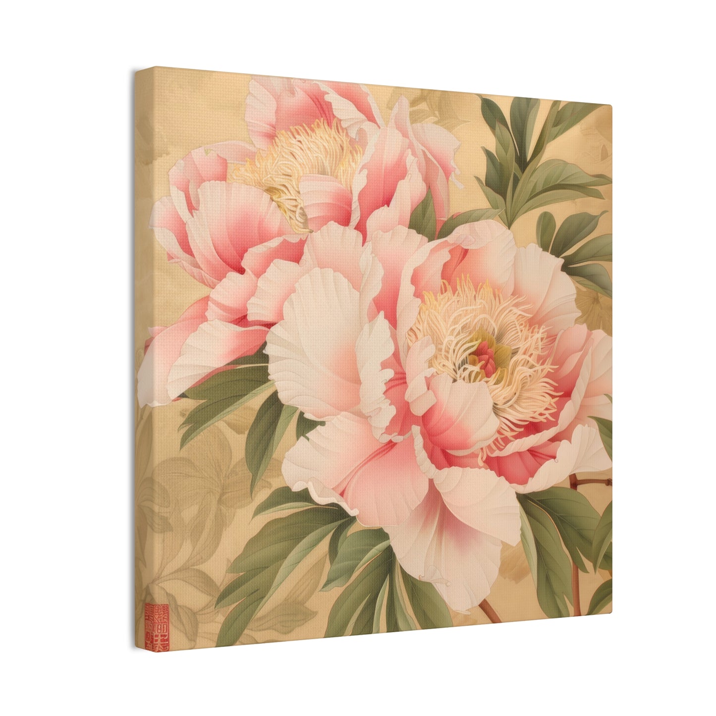 Peony - Canvas Stretched, 0.75"