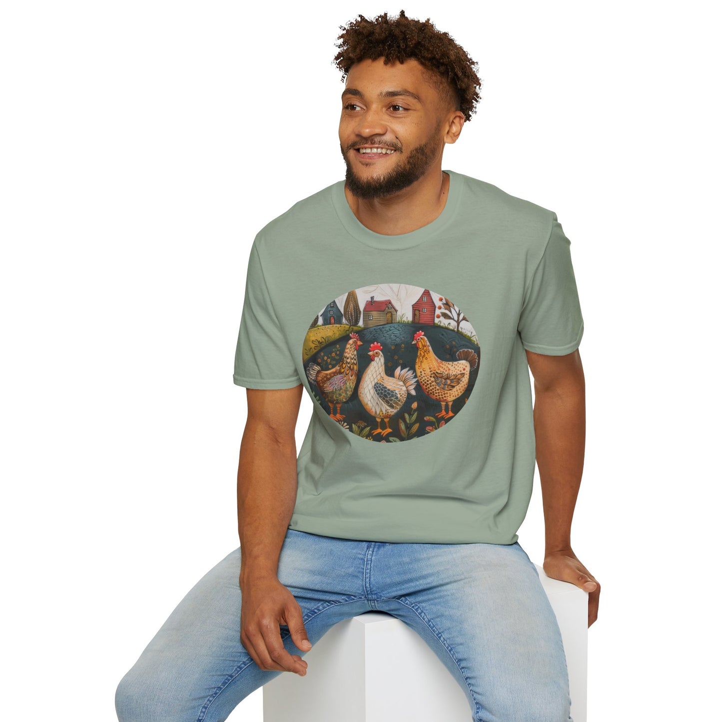 Chickens - Unisex Softstyle T-Shirt