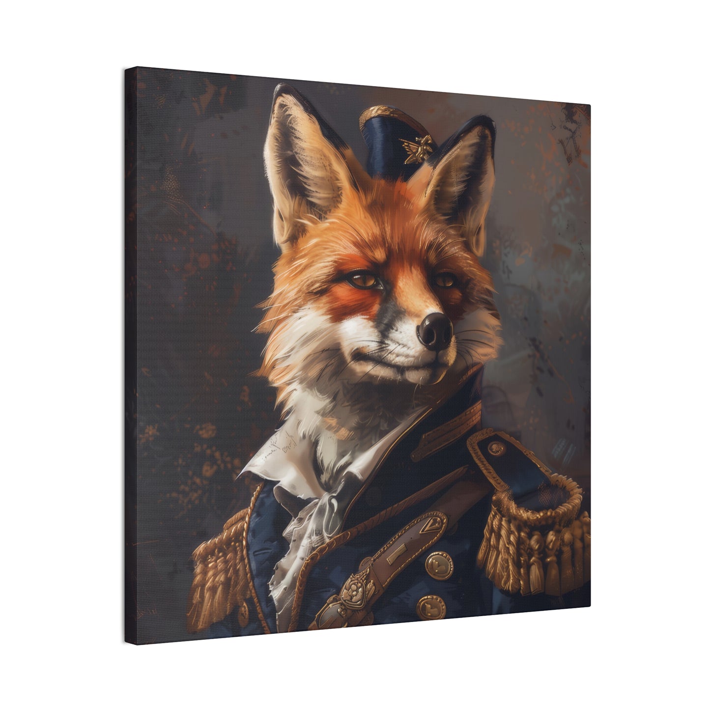 Captain Fox - Canvas Stretched, 0.75"