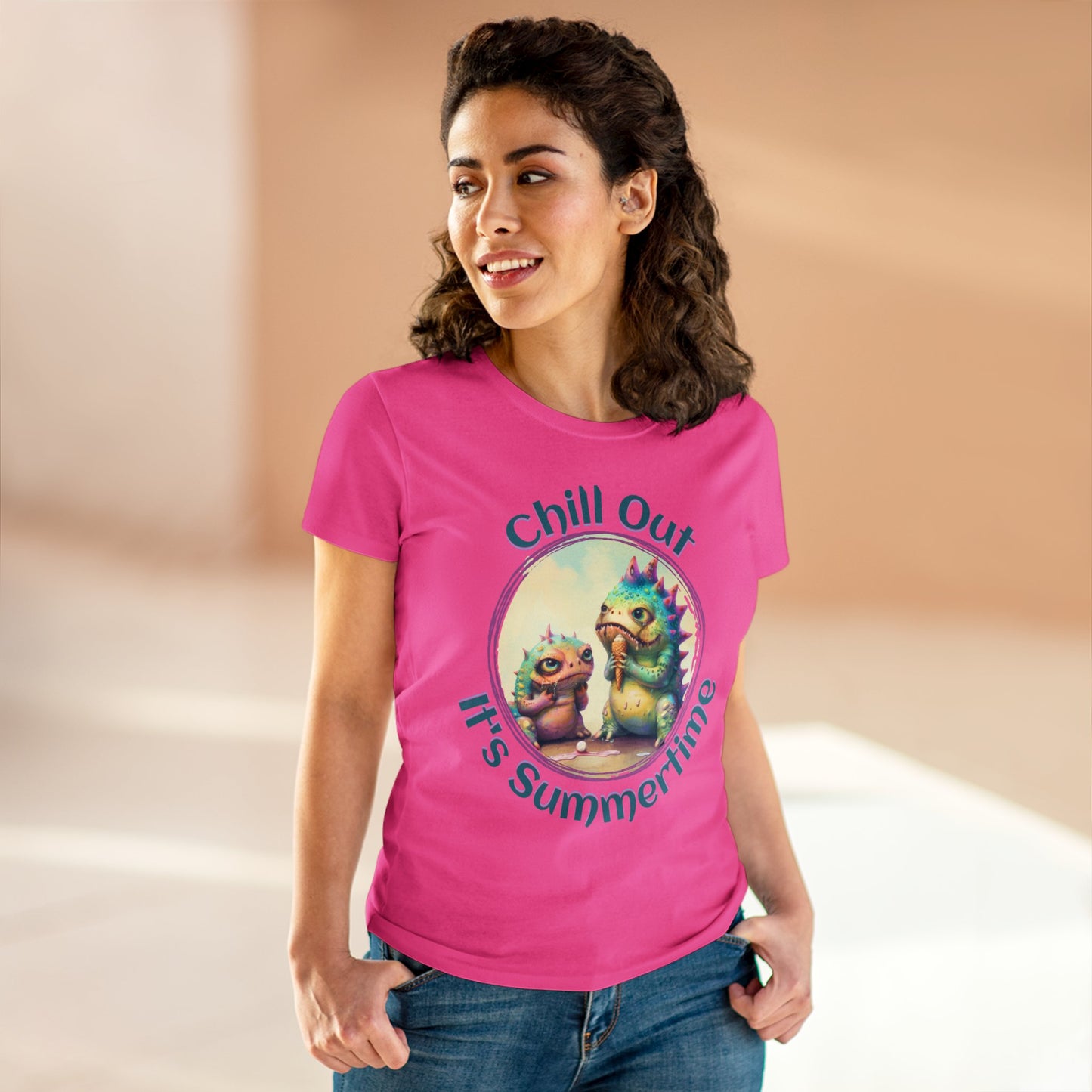 Chill Out for Summer - Women's Midweight Cotton Tee