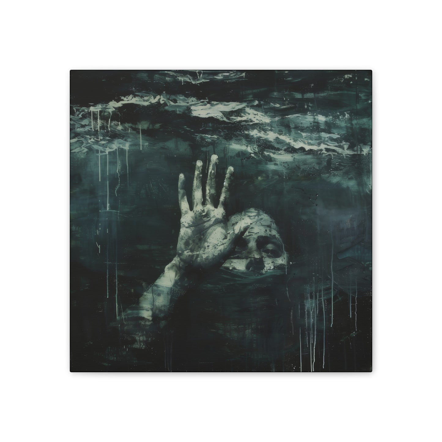 Not Waving But Drowning - Canvas Stretched, 0.75"