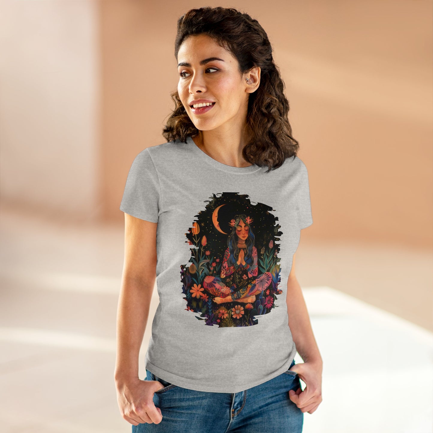 Meditation - Women's Midweight Cotton Tee