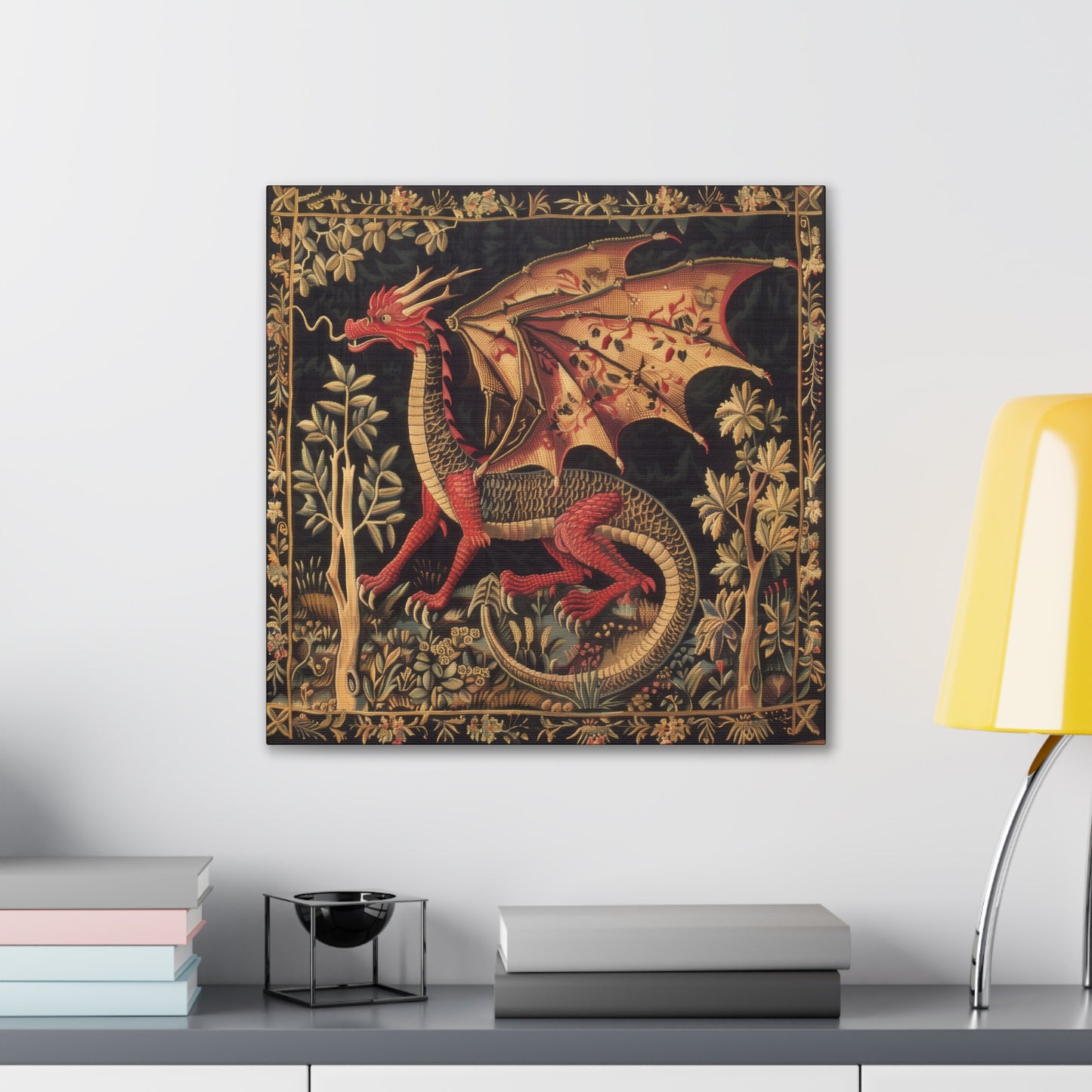 Dragon Tapestry - Canvas Stretched, 0.75"