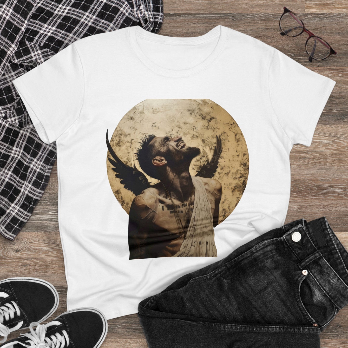 Angel or Devil - Women's Midweight Cotton Tee