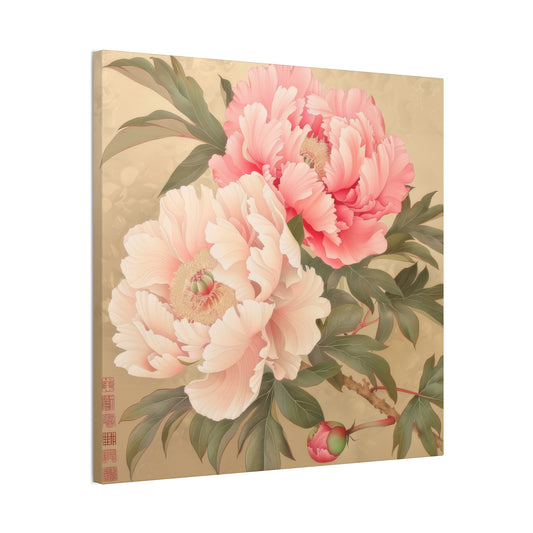 Peony - Canvas Stretched, 0.75"