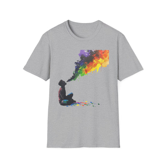 Rainbow Breath - Unisex Softstyle T-Shirt