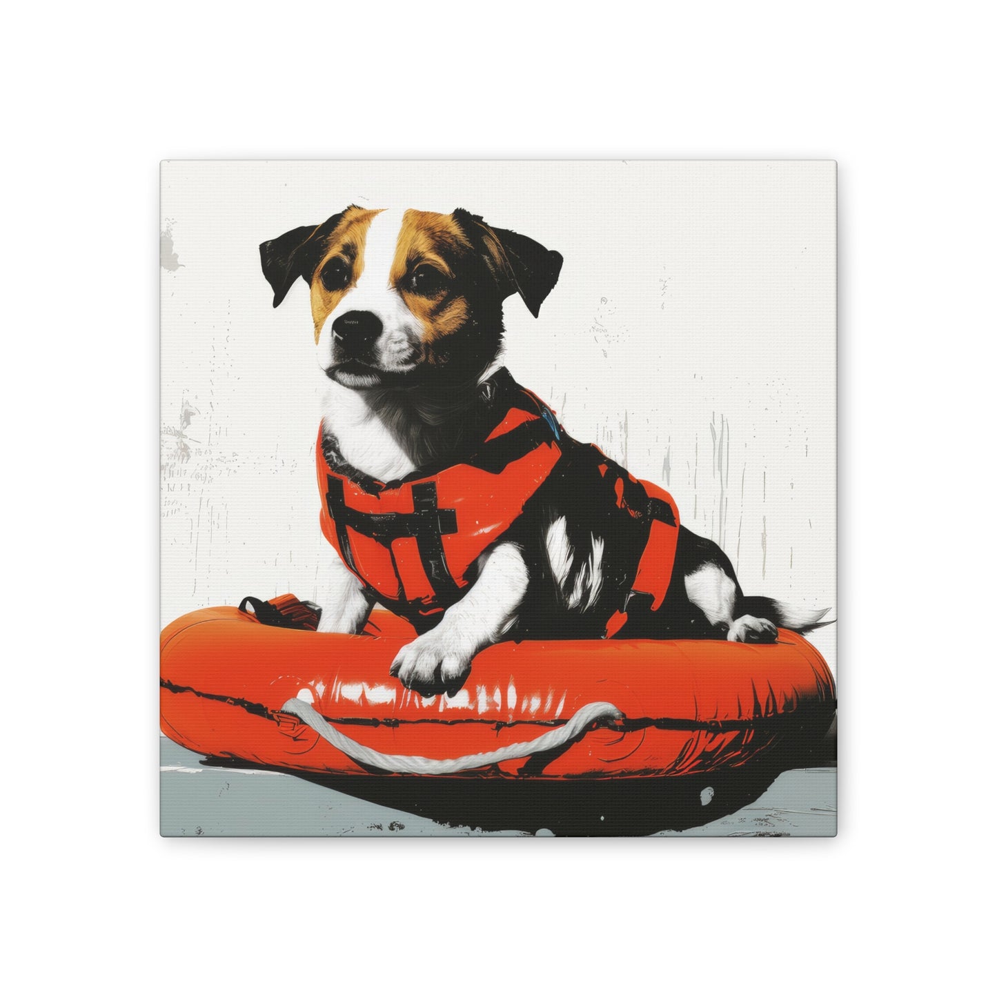 Water Dog - Canvas Stretched, 0.75"