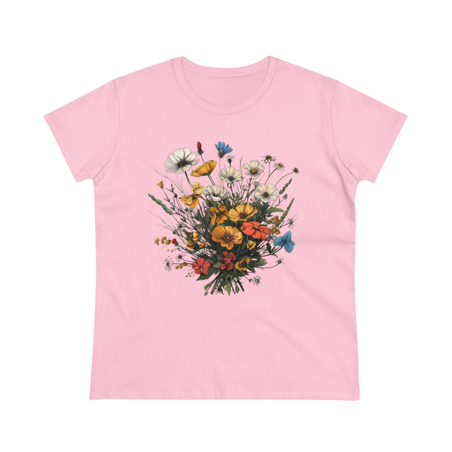 Wildflowers - Women's Midweight Cotton Tee