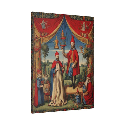 Medieval Tapestry - Canvas Stretched, 0.75"