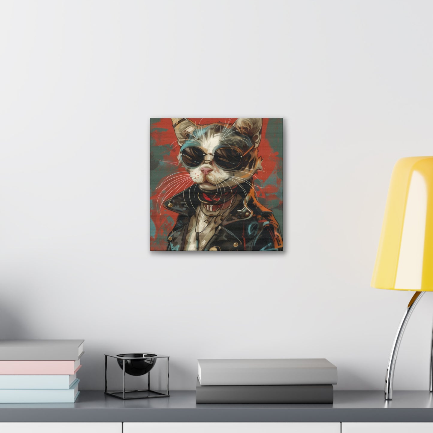 Mad Max Kitty - Canvas Stretched, 0.75" - Canvas Stretched, 0.75"