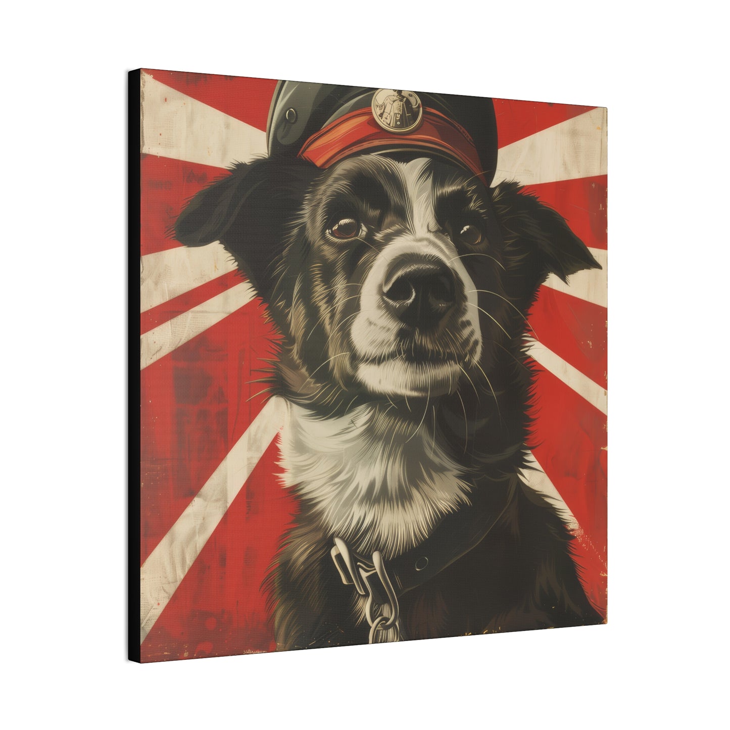 Comrade Canine - Canvas Stretched, 0.75"