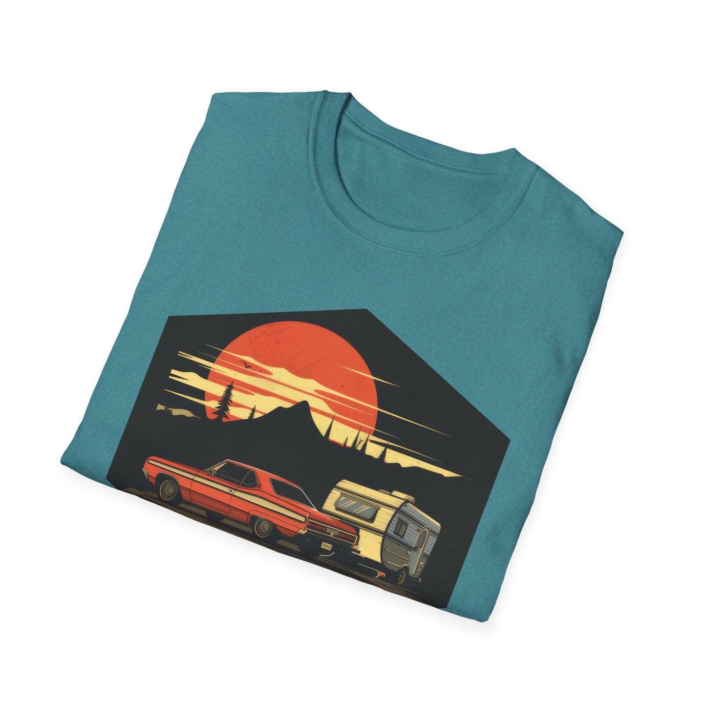 Camping! - Unisex Softstyle T-Shirt