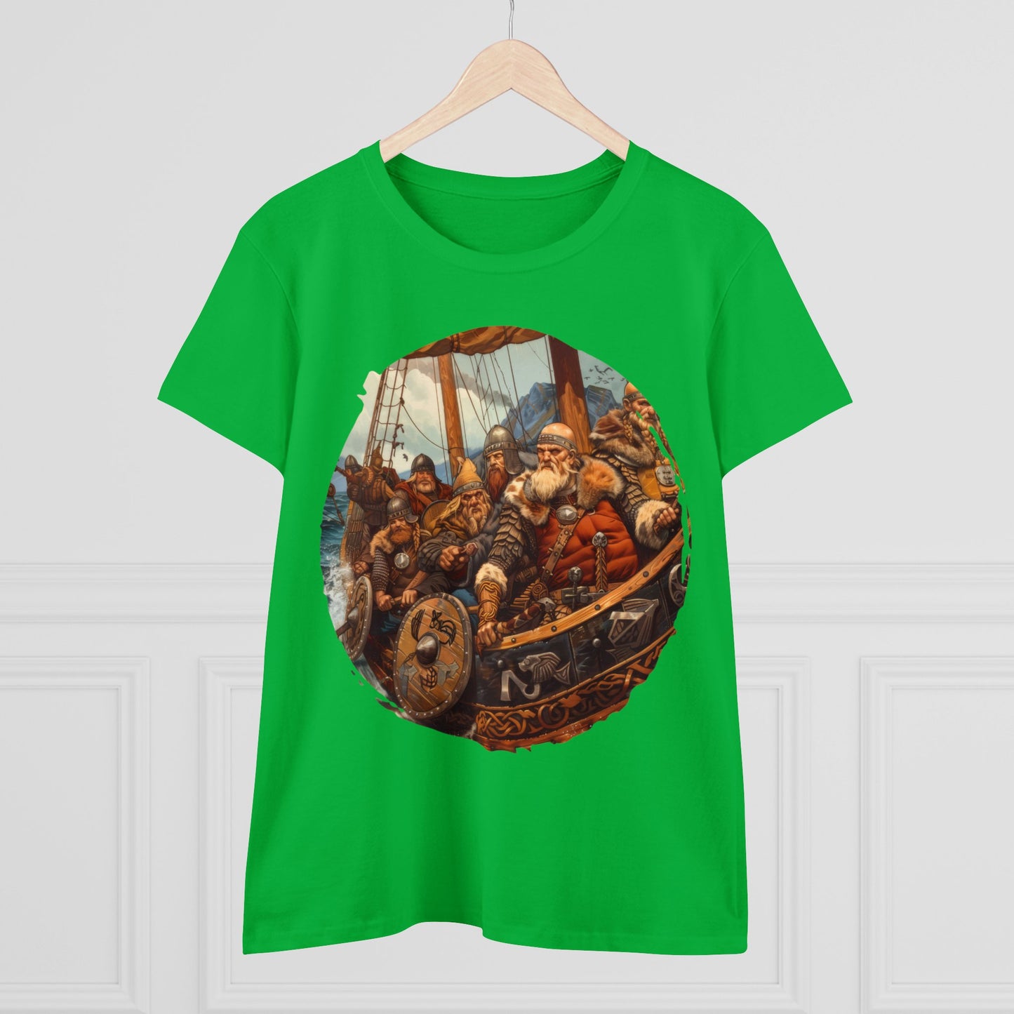 Vikings - Fantasy - Women's Midweight Cotton Tee