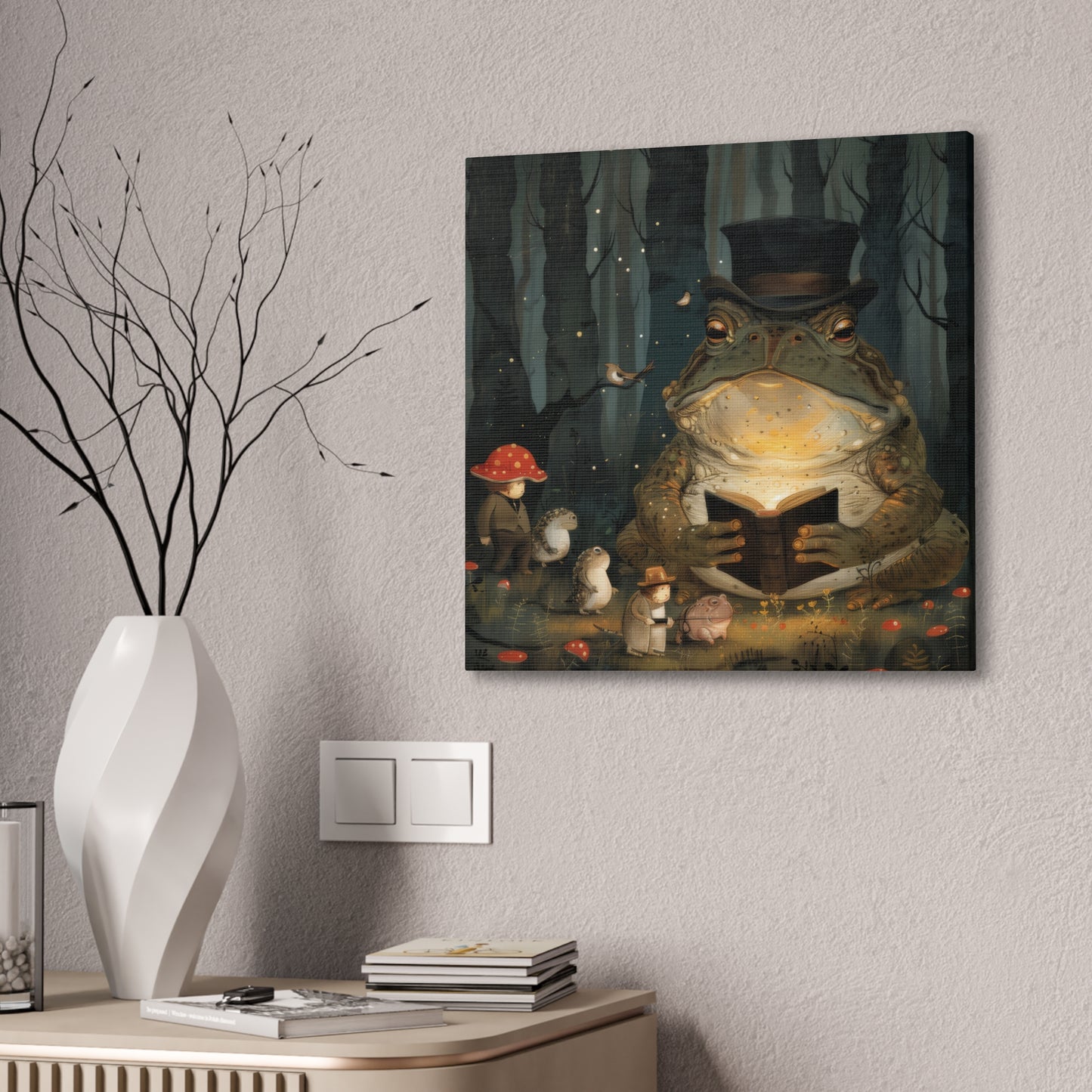 Uncle Toad - Canvas Stretched, 0.75"