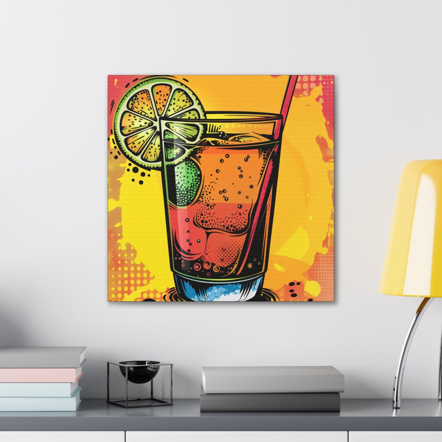 Summer Drinks - Canvas Stretched, 0.75"