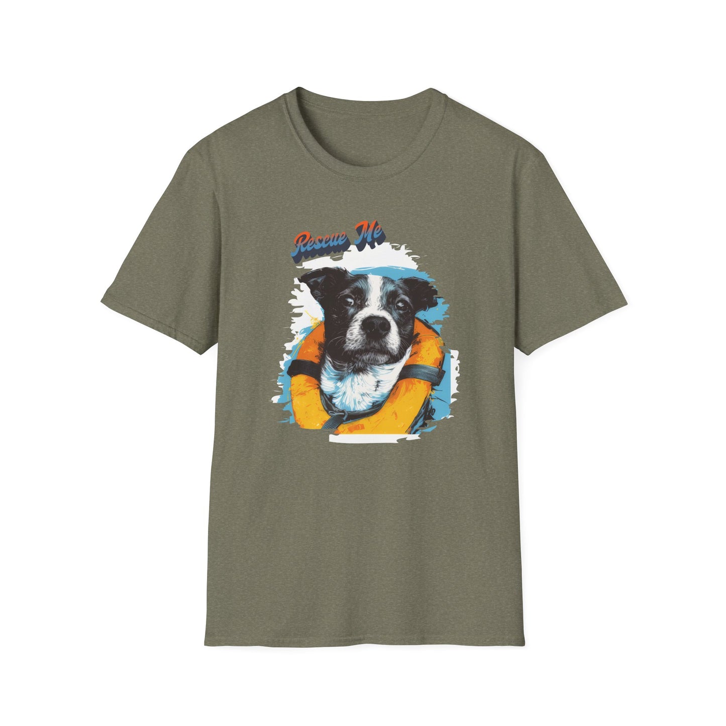 Rescue Dog - Unisex Softstyle T-Shirt