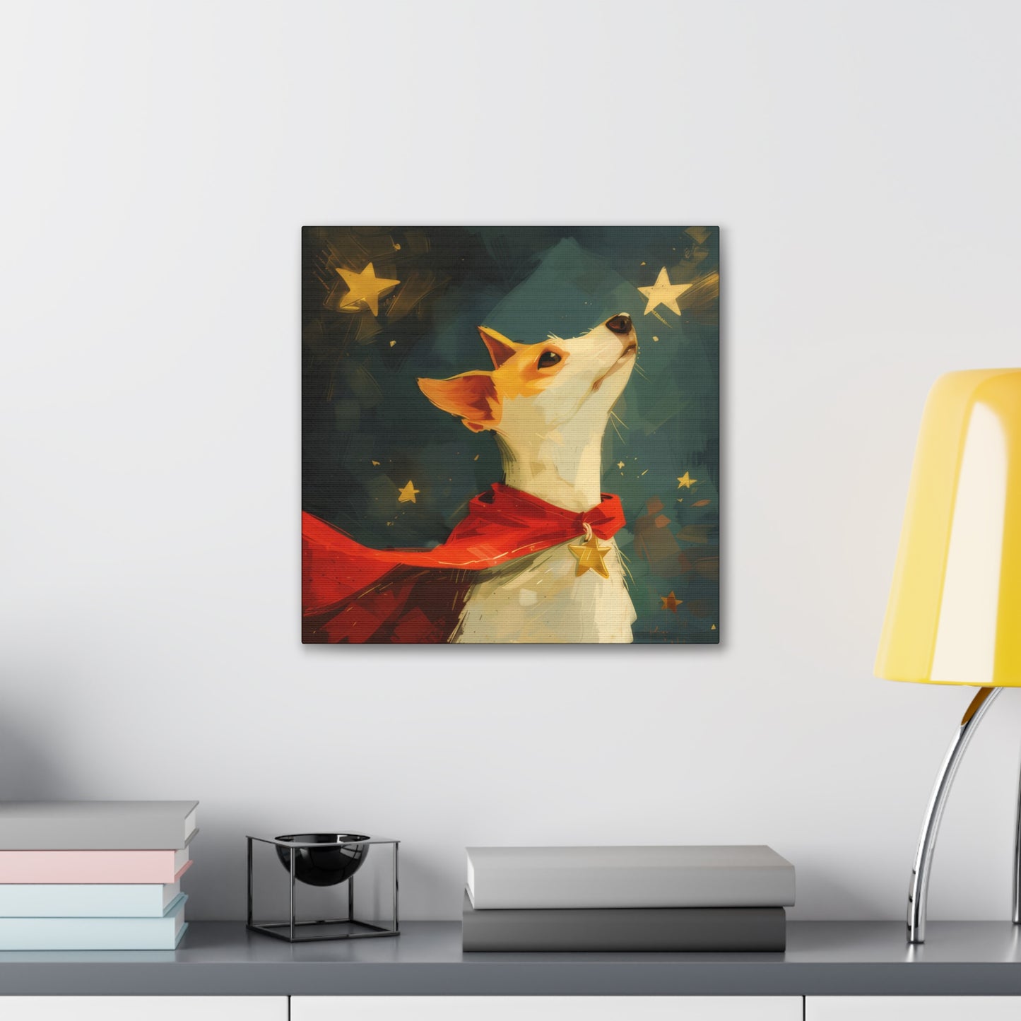 Star Dog Hero - Canvas Stretched, 0.75"