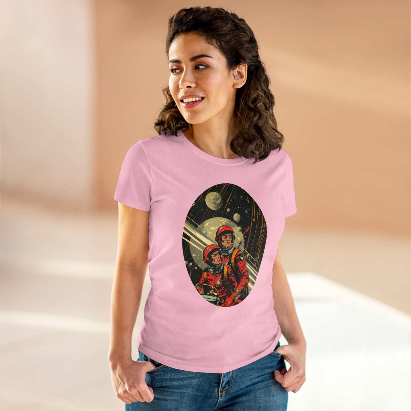 Spacemen - Women's Midweight Cotton Tee