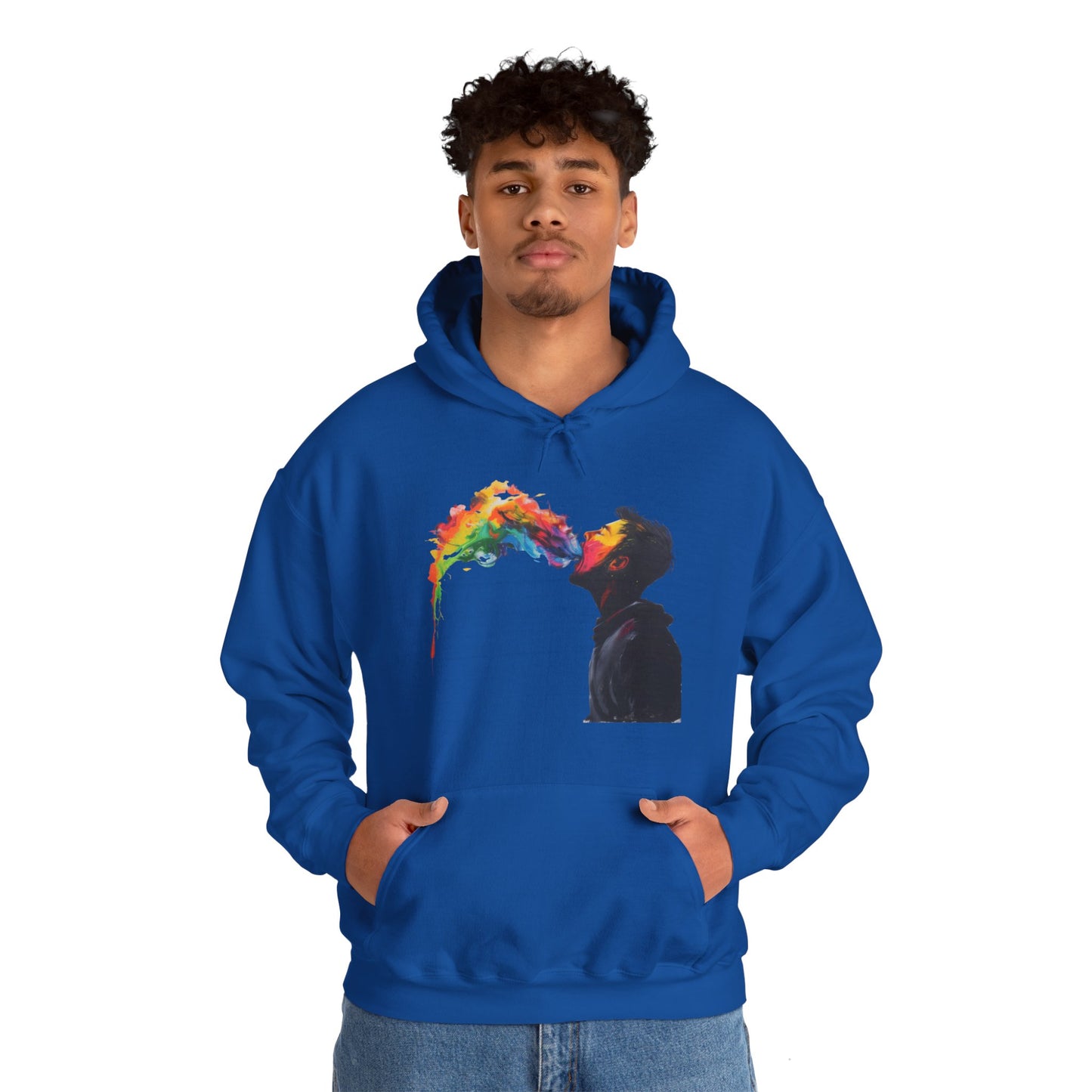 Rainbow Breath - Unisex Heavy Blend™ Hooded Sweatshirt