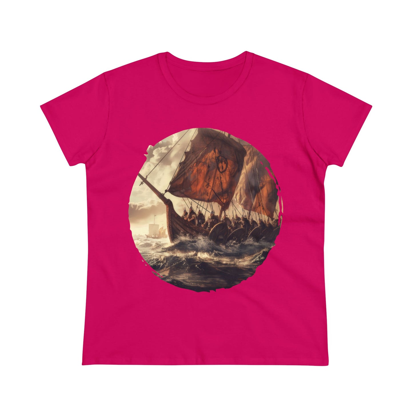 Vikings - Fantasy - Women's Midweight Cotton Tee