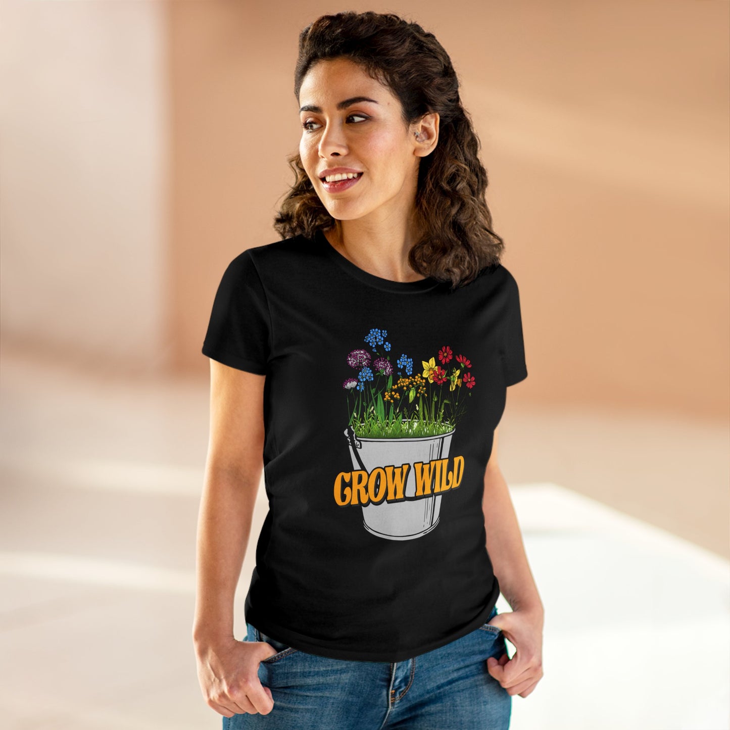 Grow Wild - Gardening - Women's Midweight Cotton Tee