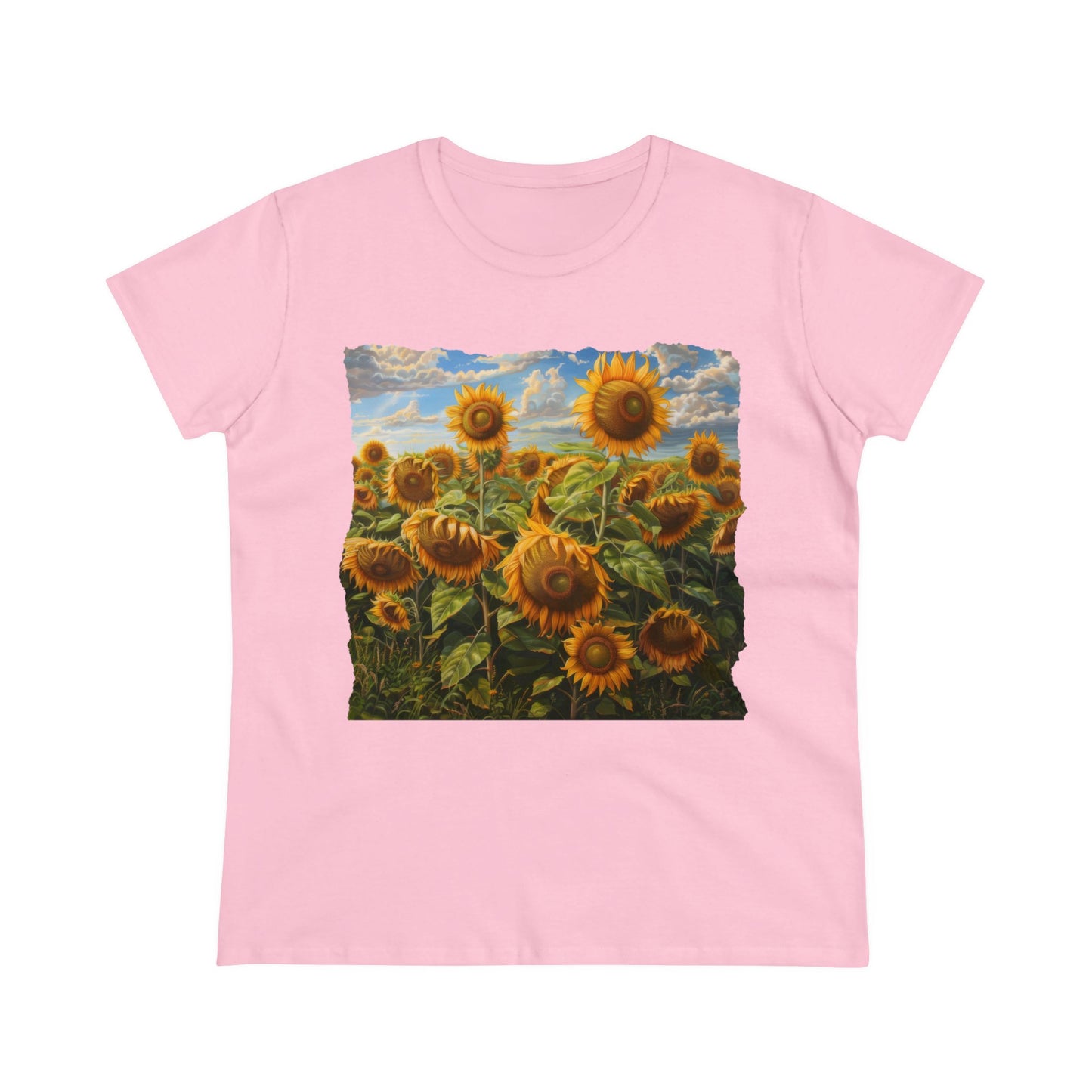 Sunflowers - Women's Midweight Cotton Tee