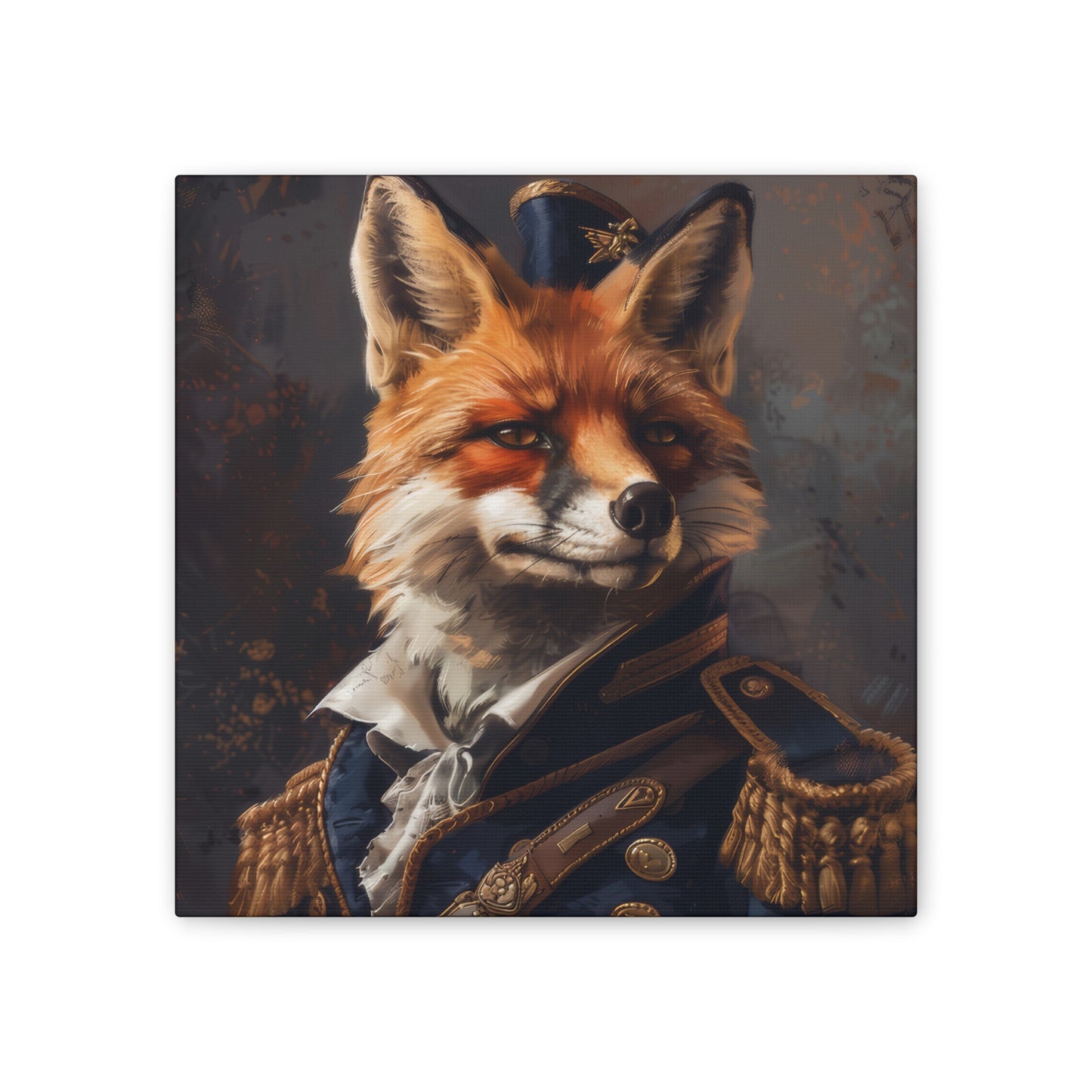 Captain Fox - Canvas Stretched, 0.75"