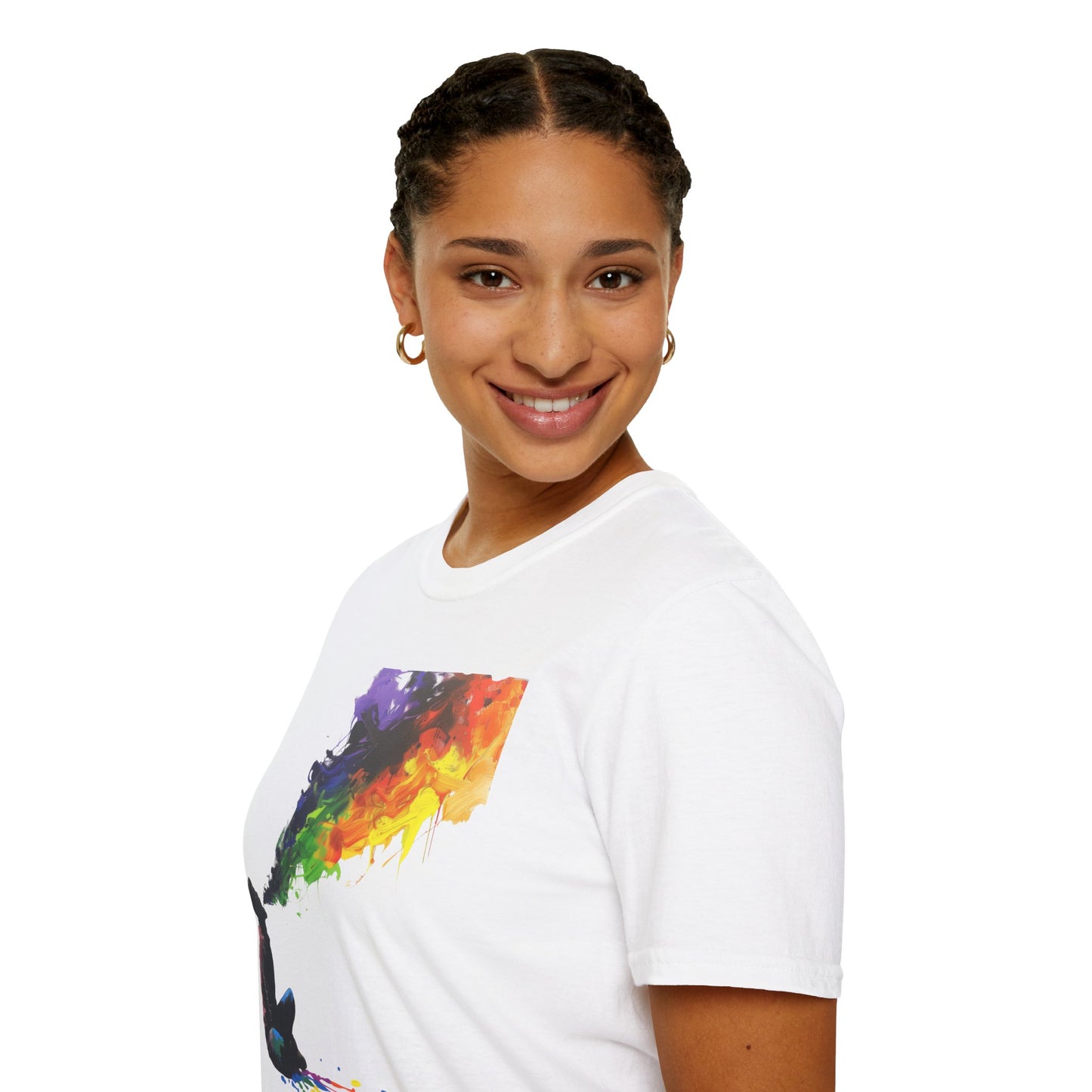 Rainbow Breath - Unisex Softstyle T-Shirt