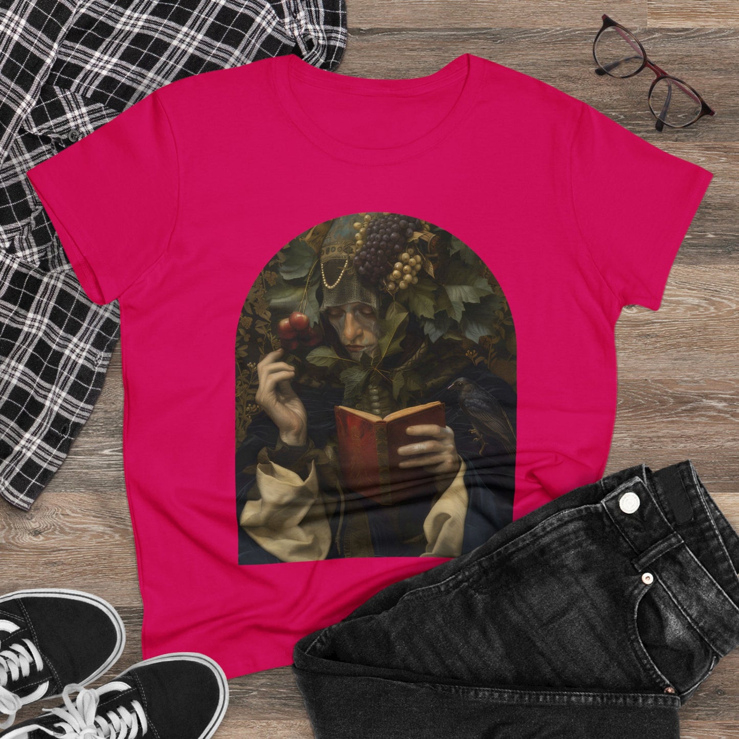 Solemn Reading - Fantasy - Women's Midweight Cotton Tee