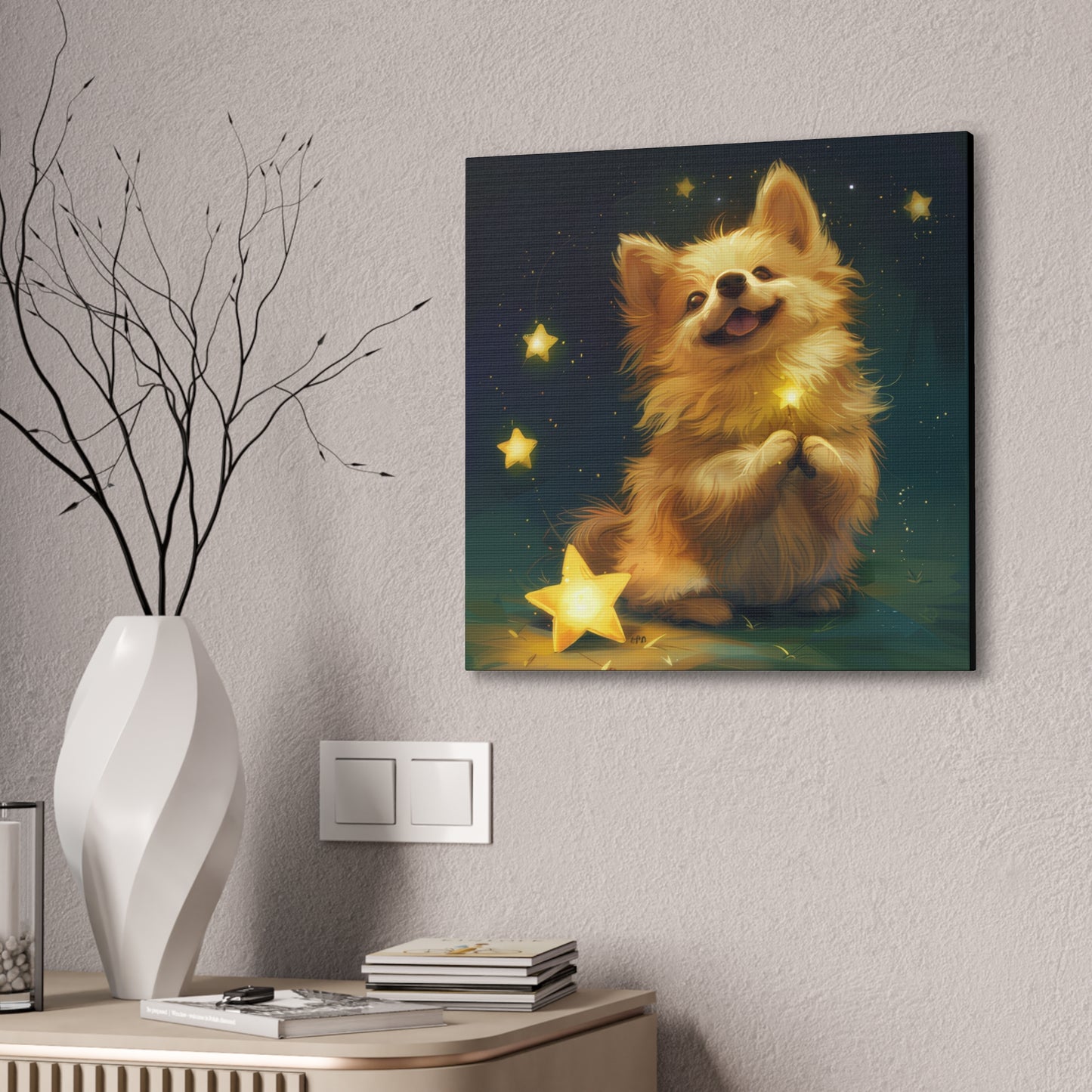 Star Dog Baby - Canvas Stretched, 0.75"