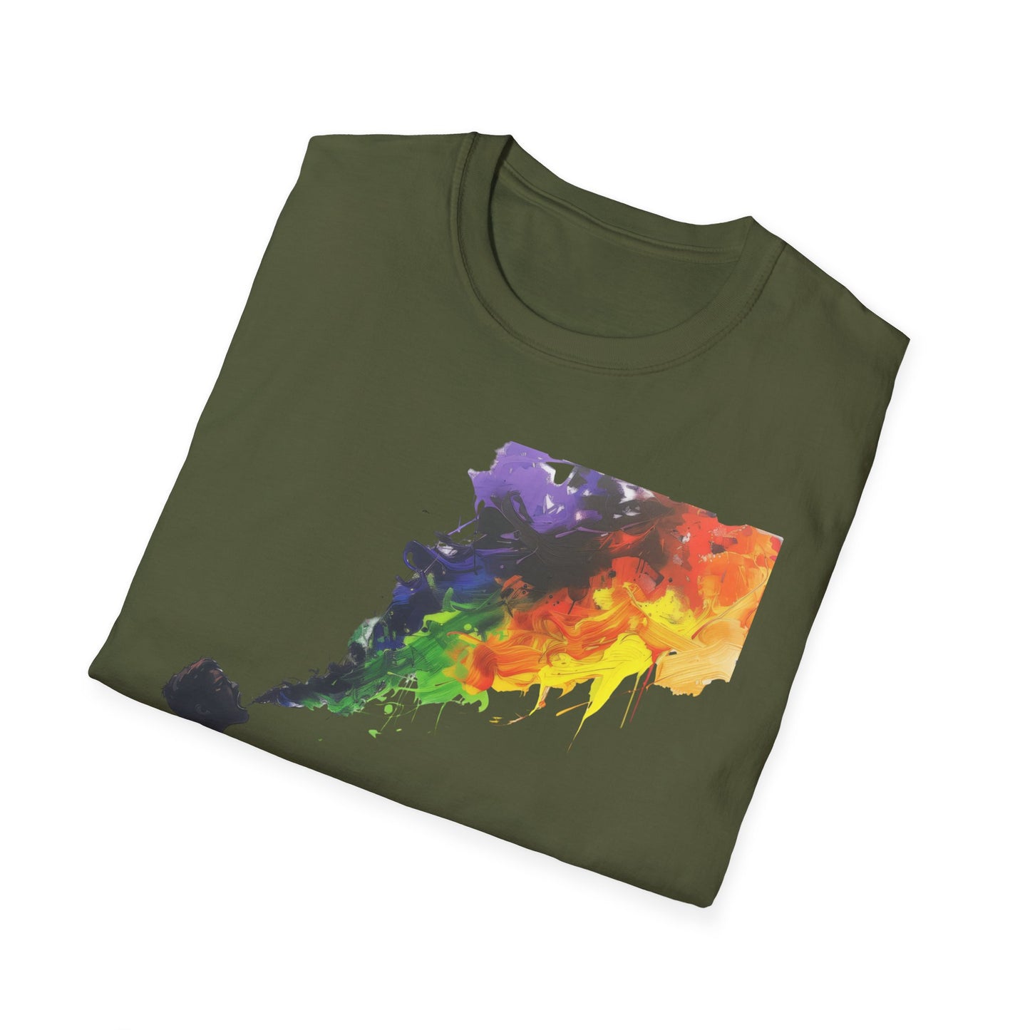 Rainbow Breath - Unisex Softstyle T-Shirt