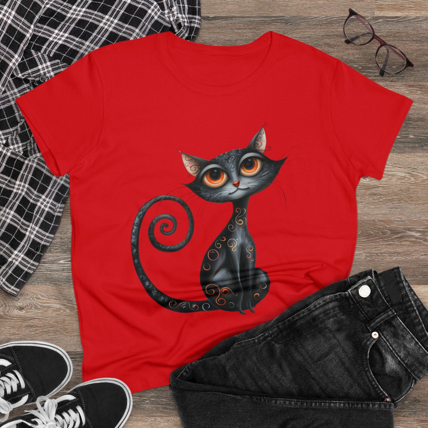 Pretty Kitty - Women's Midweight Cotton Tee