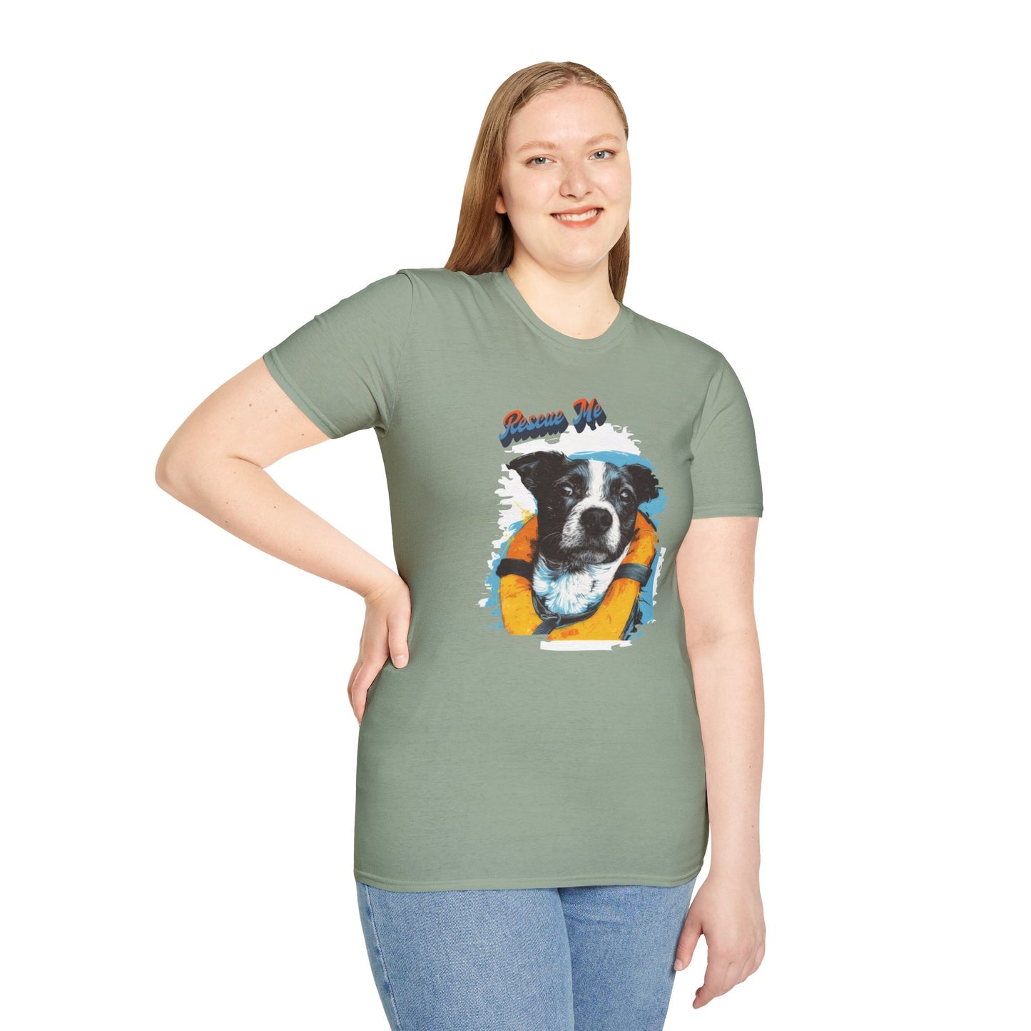 Rescue Dog - Unisex Softstyle T-Shirt