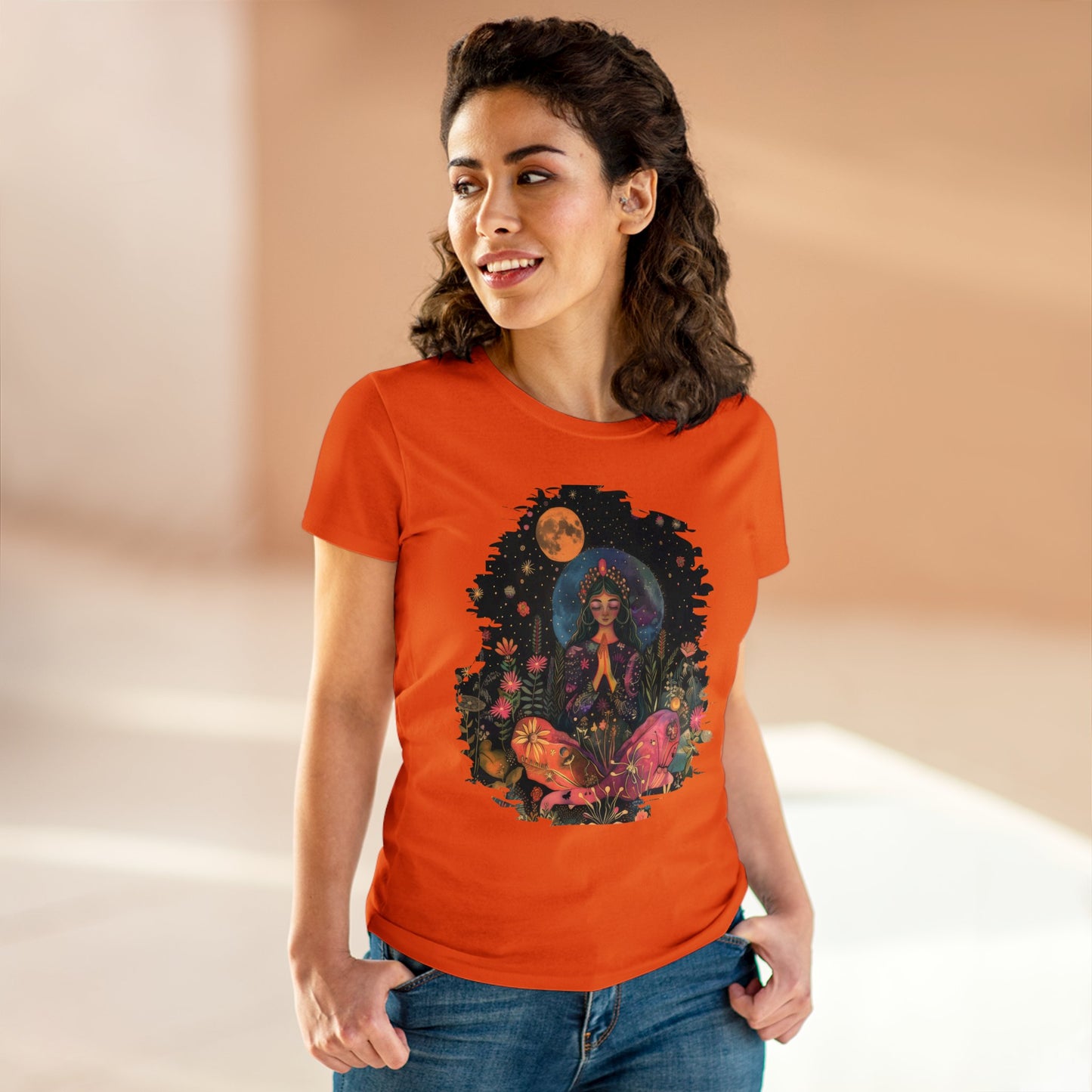 Meditation - Women's Midweight Cotton Tee